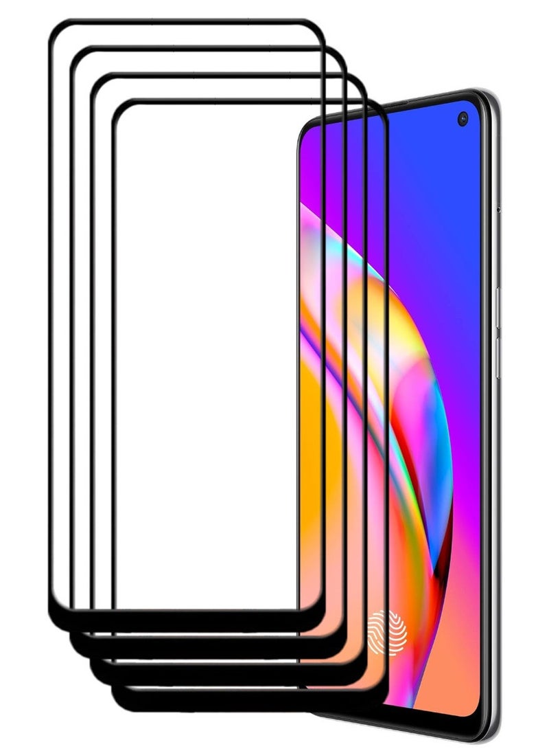 ACLIX 4 Pieces Antistatic ESD Dustproof Premium Quality High Definition Tempered Glass Screen Protector Designed For Oppo F19 Pro+ 5G - Image 1