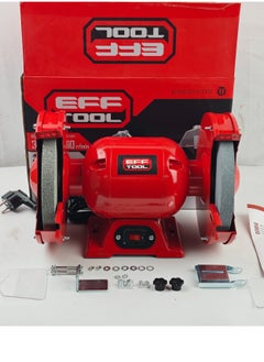 EFFTOOL Bench Grinder, 200mm, 350w, Professional Wobble-free Table Wheel Grinder for Knife, Chisel, Blade, Use in Metalworking, Woodworking, Fabrication, Sharpening, and Restoration Applications.  - Image 3