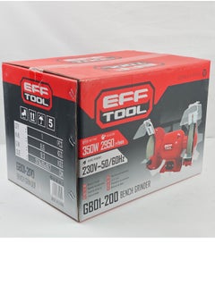 EFFTOOL Bench Grinder, 200mm, 350w, Professional Wobble-free Table Wheel Grinder for Knife, Chisel, Blade, Use in Metalworking, Woodworking, Fabrication, Sharpening, and Restoration Applications.  - Image 2