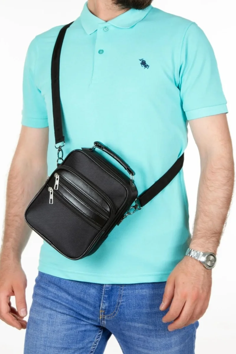 Newish Polo Black Men's Hand Shoulder Bag
