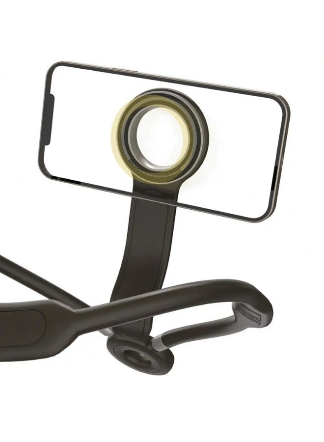 أيرلدوم إيرلدوم NH01 - حامل الهاتف الرقبي المغناطيسي - تعديل بزاوية 360 درجة - استقرار عالي - رمادي داكن - Image 5