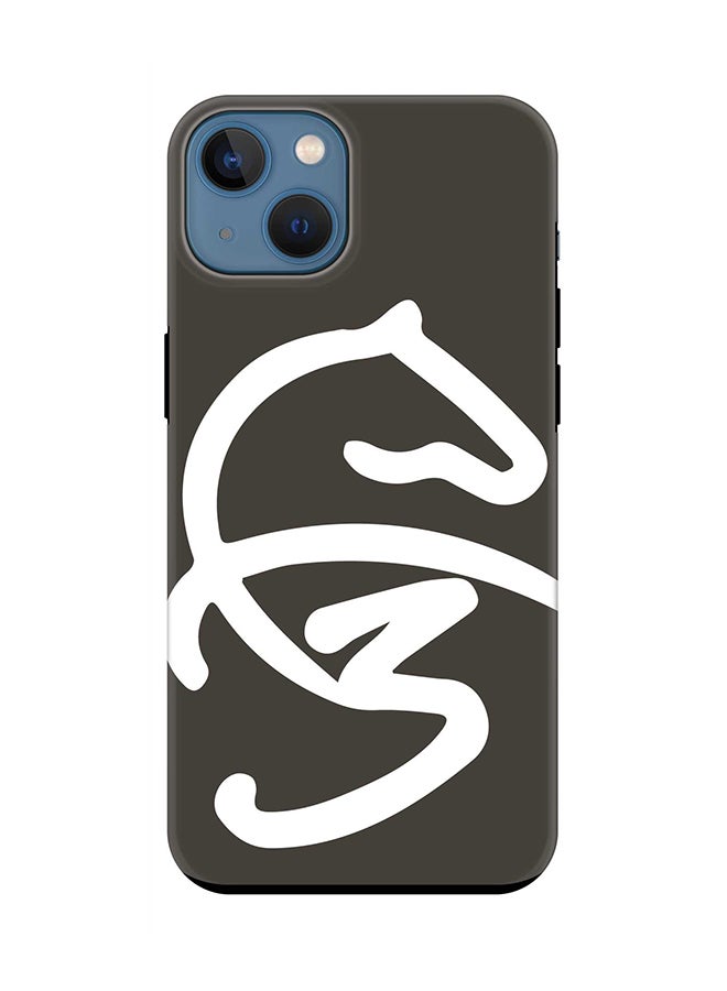 Stylizedd Tough Pro Case for iPhone 15 Dual Layer Hybrid PC TPU Customized Mobile Cover Matte Finish Phone Case - Faz3 Style Grey - Image 1