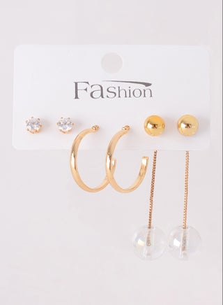 3 pairs earring set with different styles - pzsku/ZA37B9A3CD2EDDBAA275BZ/45/_/1729438401/3cb03979-f769-44da-b9cc-39a5c073c372