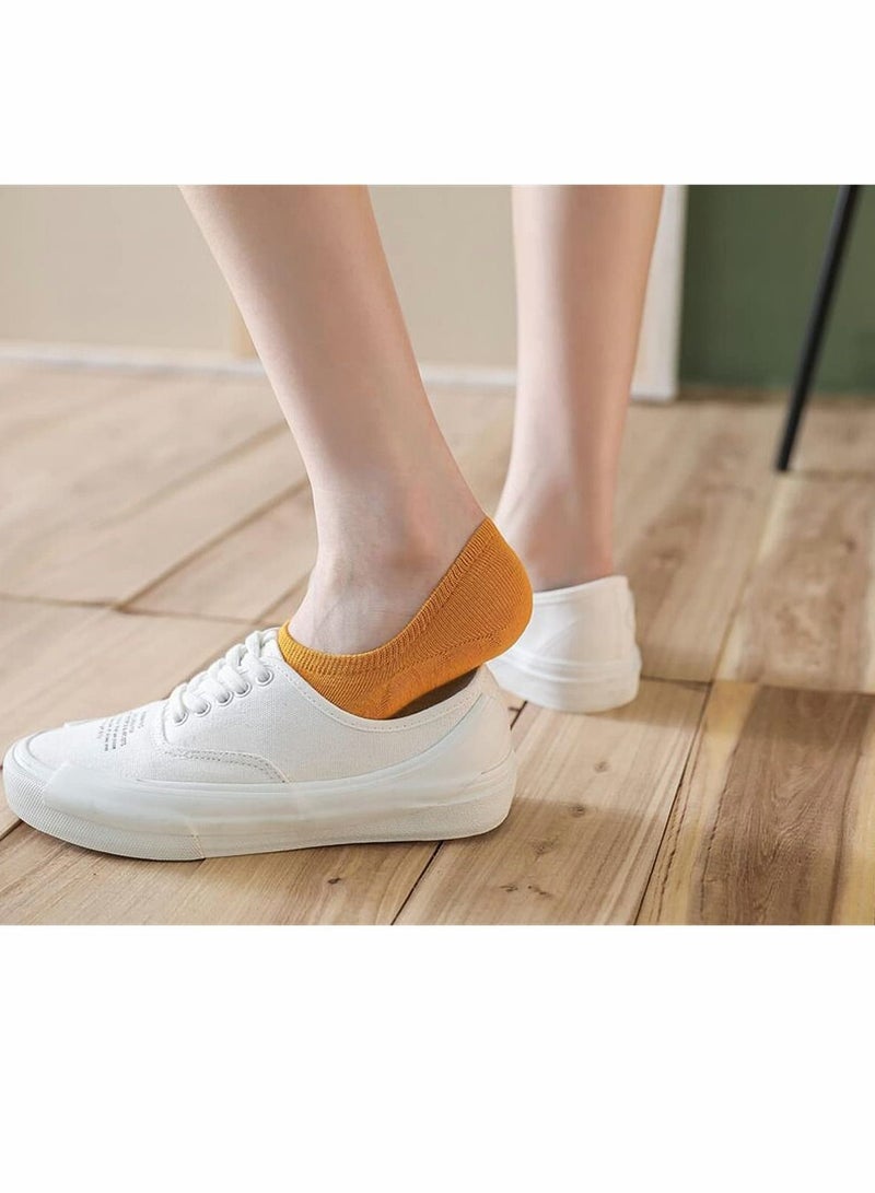 Y&D Socks Female Ins Tide Short Spring And Summer Cotton Boat Invisible Shallow Mouth Personality Funny Expression 10 Pair - Image 5