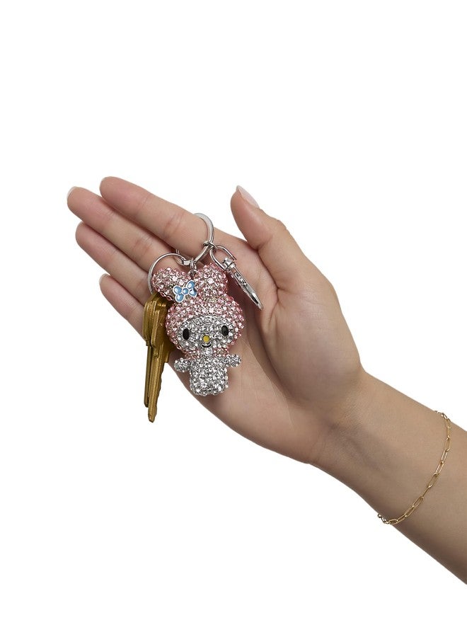 SALLY ROSE Hello Kitty My Melody Keychain Official License, Multicolored Pave Crystal Sanrio Keychain with Lobster Clip - Image 5