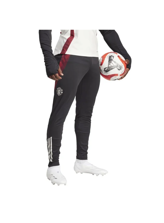 adidas أديداس بنطلون كرة قدم MUFC TR PNT أسود للرجال - مقاس XS