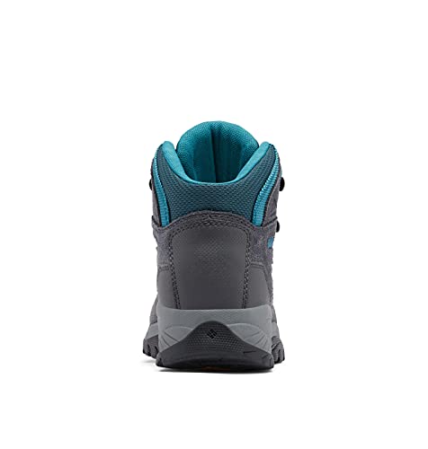 Columbia Womens Newton Ridge Plus Waterproof Amped, Shark/River Blue, 5 - Image 4