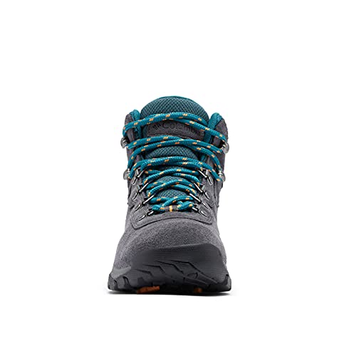 Columbia Womens Newton Ridge Plus Waterproof Amped, Shark/River Blue, 5 - Image 3