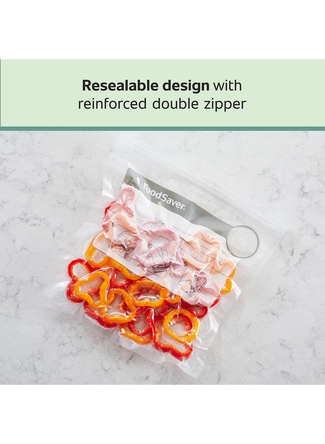 FoodSaver 1-Quart BPA-Free Multilayer Construction Vacuum Zipper Bags - Image 3