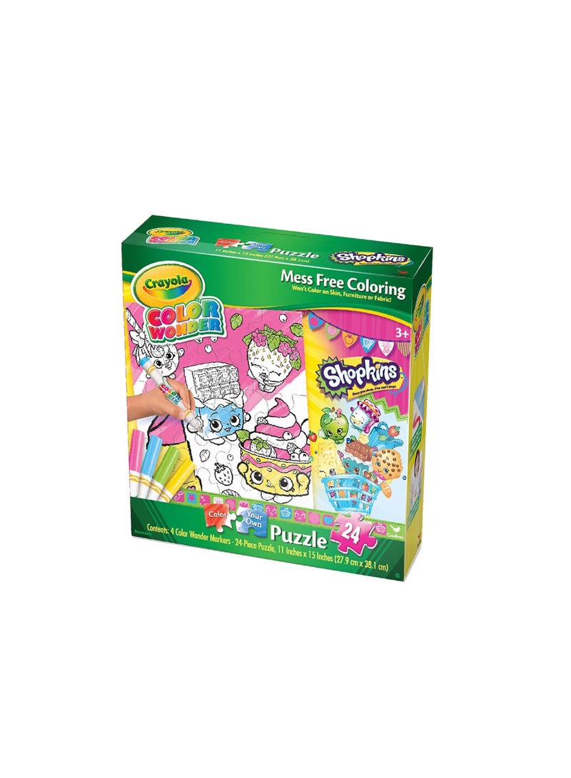 Crayola Shopkins Crayola Wonder 24 Piece Puzzle