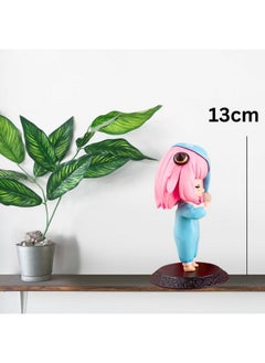 Blue Aura Blue Aura Anya Forger Action Figure Height-13cm Collectible Multicolour PVC | Anya Blue Nighsuite Eye Blink  - Image 2