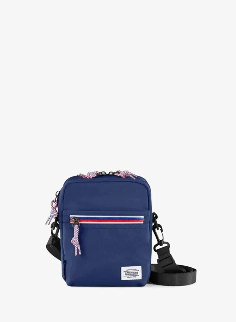 AMERICAN TOURISTER Kris Vertical Bag - Navy Blue - 1 Years Global Warranty