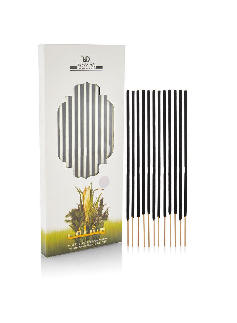 Banafa mashlaf nad  incense 12 sticks by banafa - Image 1