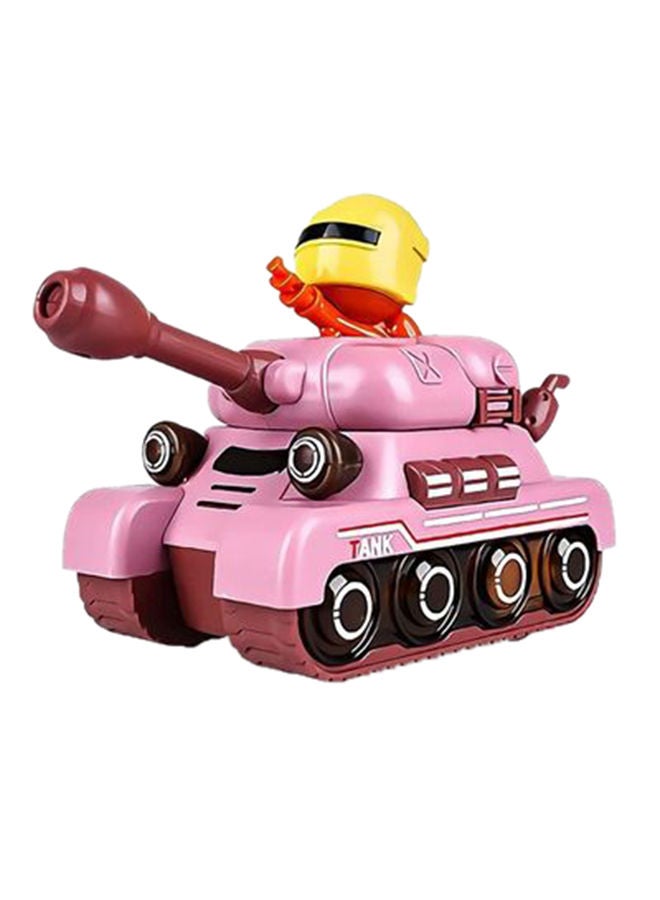 NIBEMINENT Tank Toy With Light & Sound Red 14x10cm - Image 1