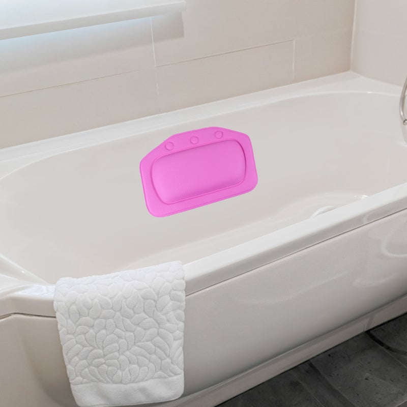 4 pcs Bathtub Pillow Cup Shower Pillow Neck Support Bathroom Supply - Image 4