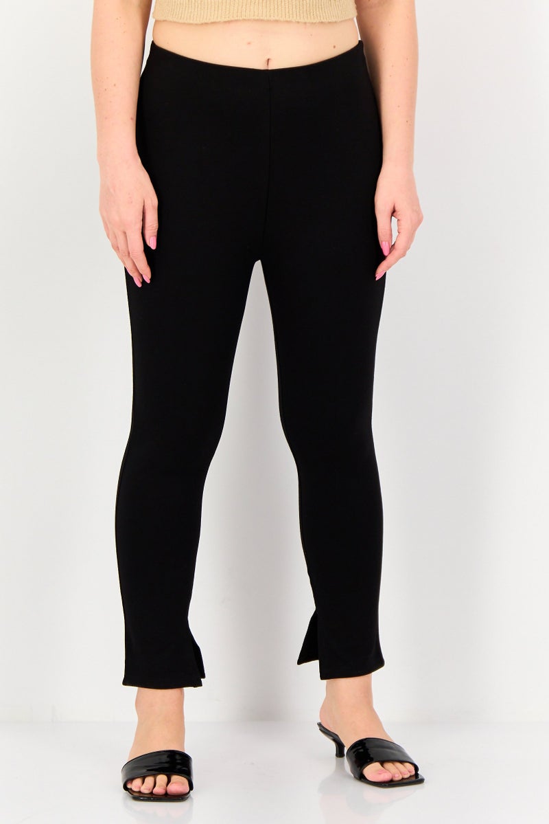 Only x Jdy Women Skinny Fit Solid Non Stretchable  Pants, Black - Image 1