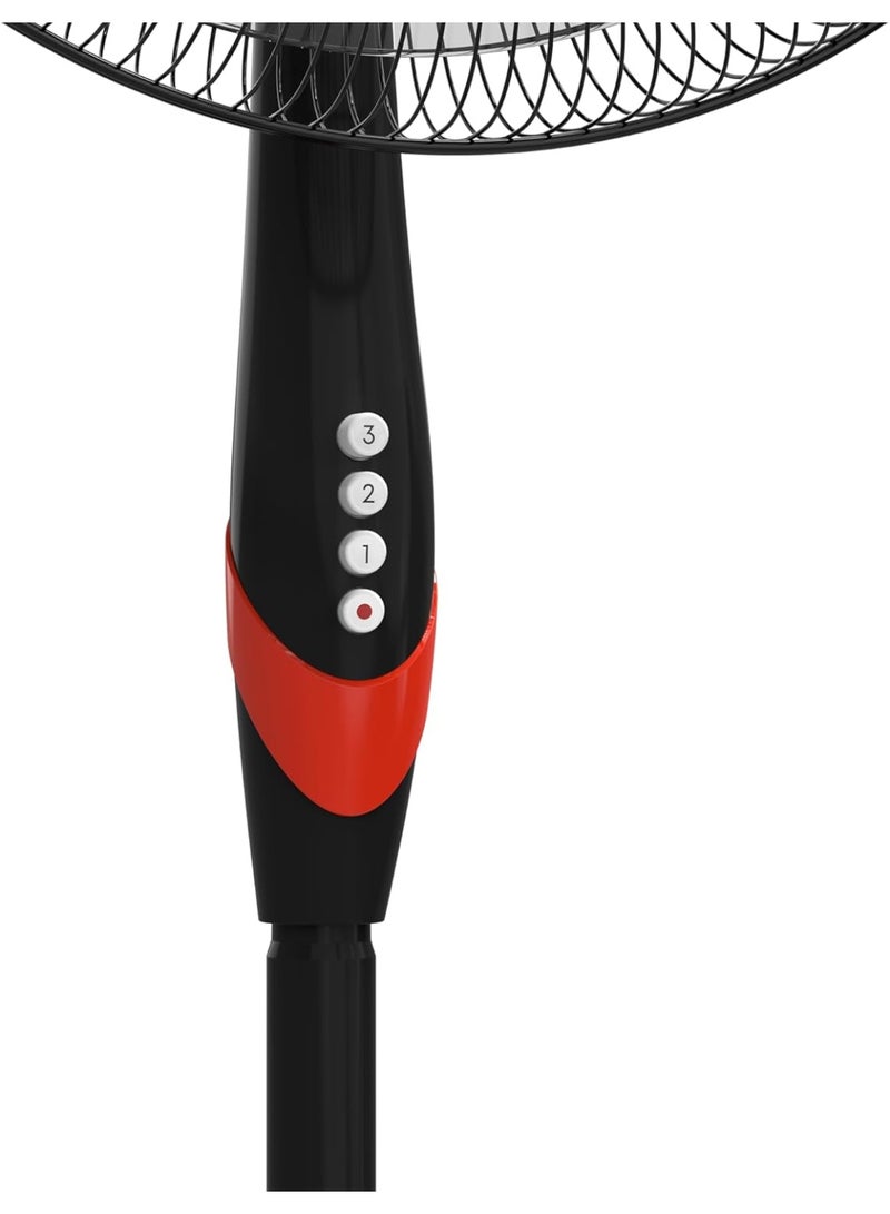 تورنيدو مروحة برج كهربائية من تورنيدو بـ3 سرعات TSF-18XW - اسود - Image 3