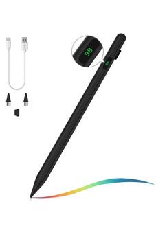 Stylus Pen with Tilt Sensitive & Palm Rejection with LED Battery Display , Active Pencil Compatible with (2018-2023) Apple iPad Pro (11/12.9 Inch),iPad Air 3/4/5,iPad10/9/8/7/6, iPad Mini 5/6