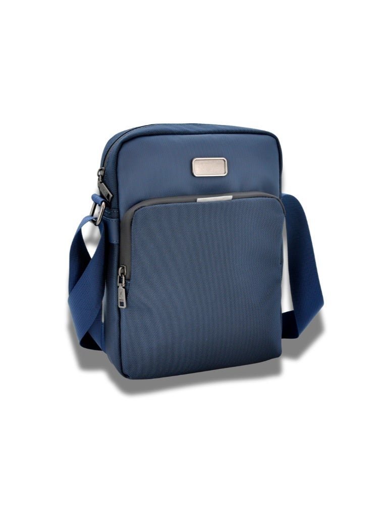 ORYX O-Cross حقيبة سفر خفيفة الوزن مع منظم متعدد الجيوب بتقنية MagSafe باللون الأزرق - Image 5