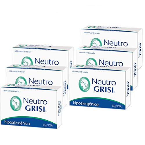 Grisi 6pk - Neutral Soap - Hypoallergenic - Jabon Neutro - Grisi - Image 1
