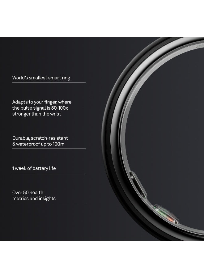Oura Ring 5 Black - Size 9, (Order a Sizing Kit First) - Black - Image 3