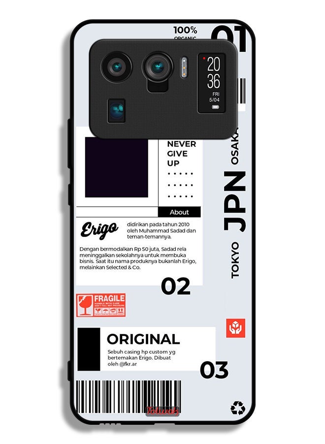 Tolwak Xiaomi Mi 11 Ultra Protective Case Cover Japan Sticker - Image 2