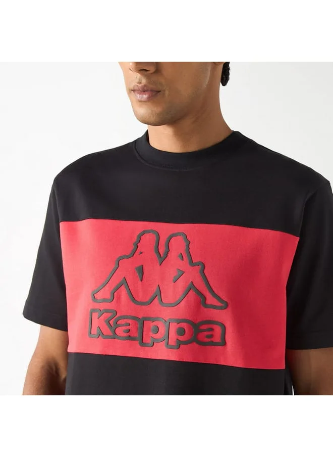 Kappa Kappa Logo Print T-shirt with Short Sleeves