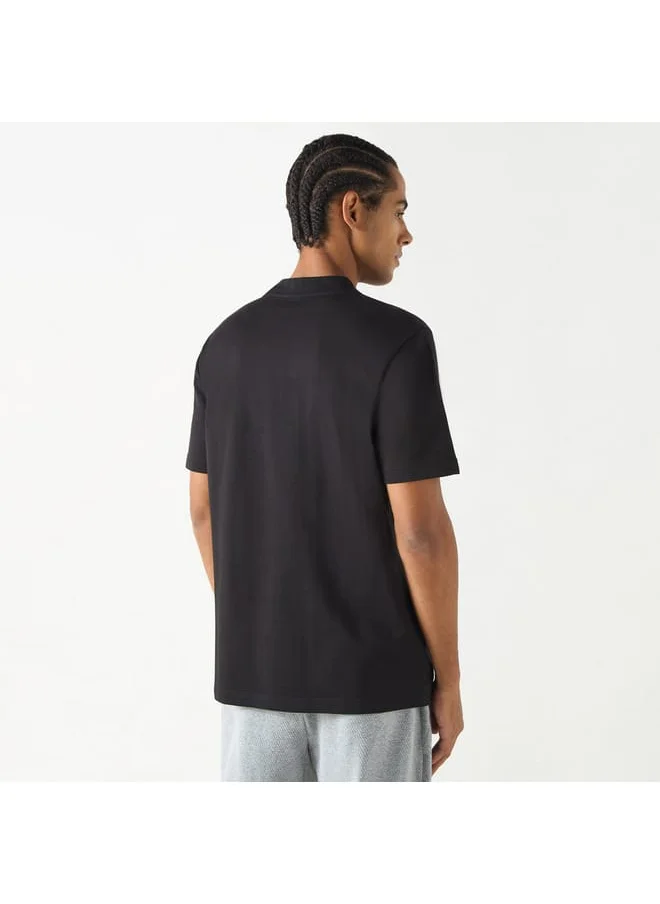 Kappa Kappa Logo Print T-shirt with Short Sleeves