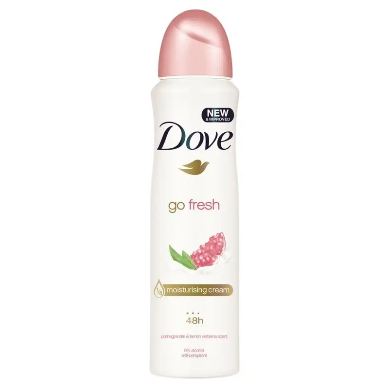 Dove مزيل العرق دوف مع الرمان والليمون وكريم مرطب لحماية لمدة 48 ساعة وتحت الإبط ناعم وسلس - 150 مل - Image 1