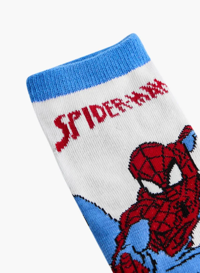 MARVEL Spider-Man Print Ankle Length Socks - Set of 3