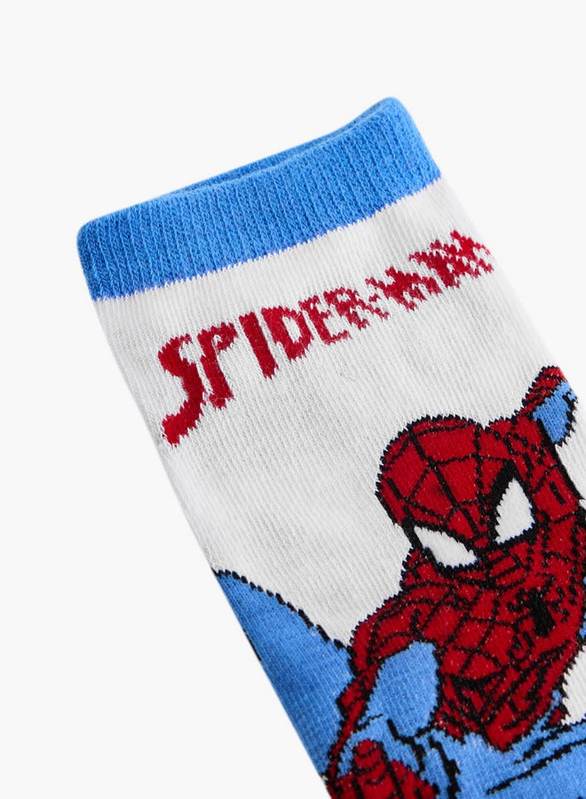 MARVEL Spider-Man Print Ankle Length Socks - Set of 3 - Image 5