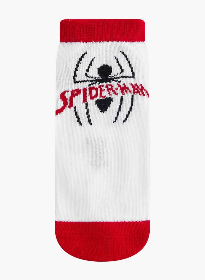 MARVEL Spider-Man Print Ankle Length Socks - Set of 3 - Image 2