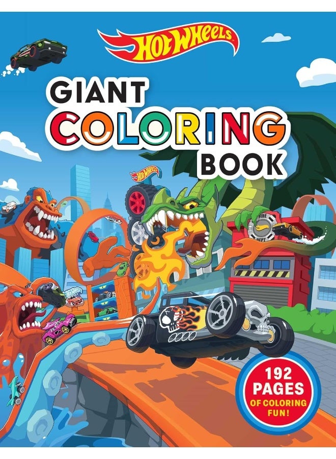 Mattel Hot Wheels: Giant Coloring Book  - Image 1