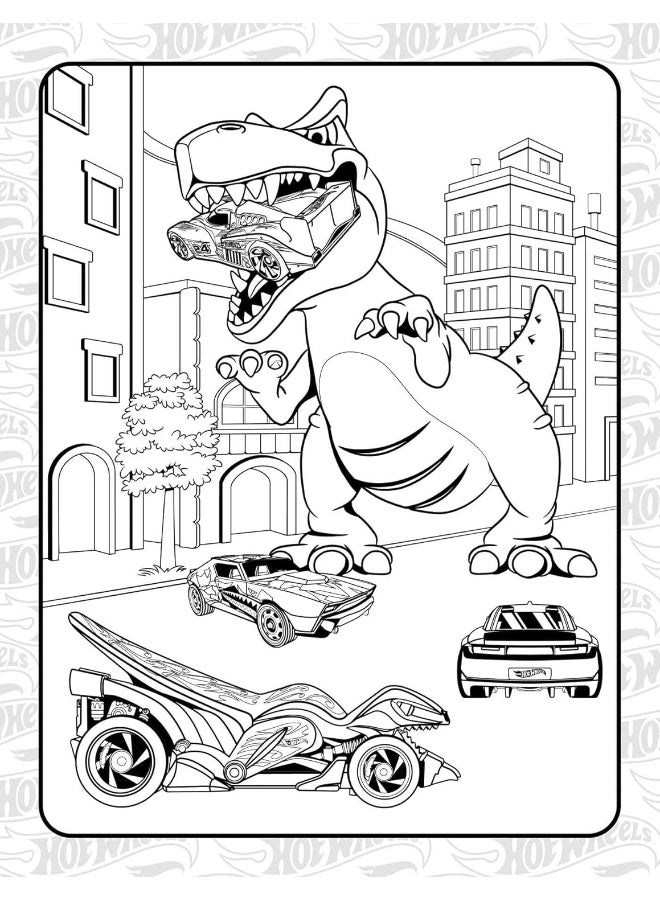 Mattel Hot Wheels: Giant Coloring Book  - Image 3