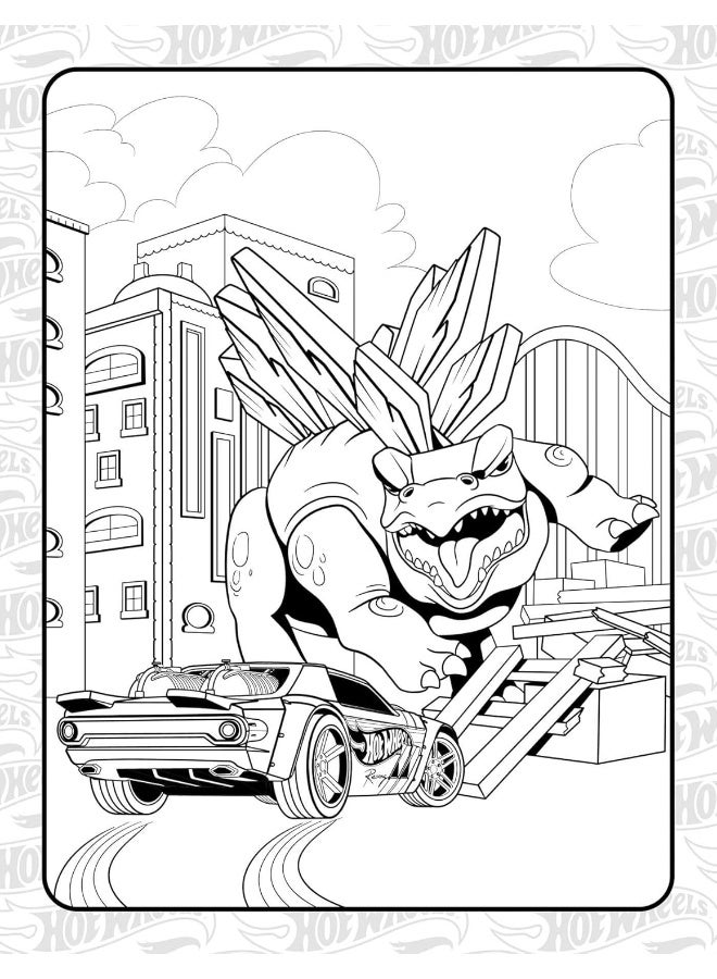 Mattel Hot Wheels: Giant Coloring Book  - Image 4