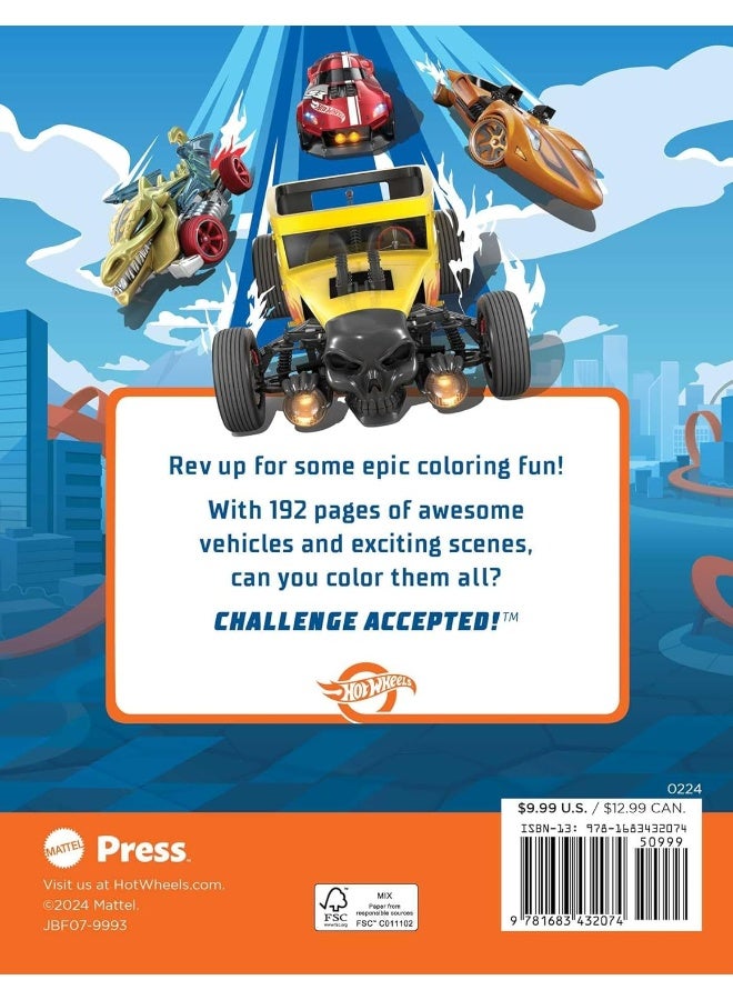 Mattel Hot Wheels: Giant Coloring Book  - Image 2