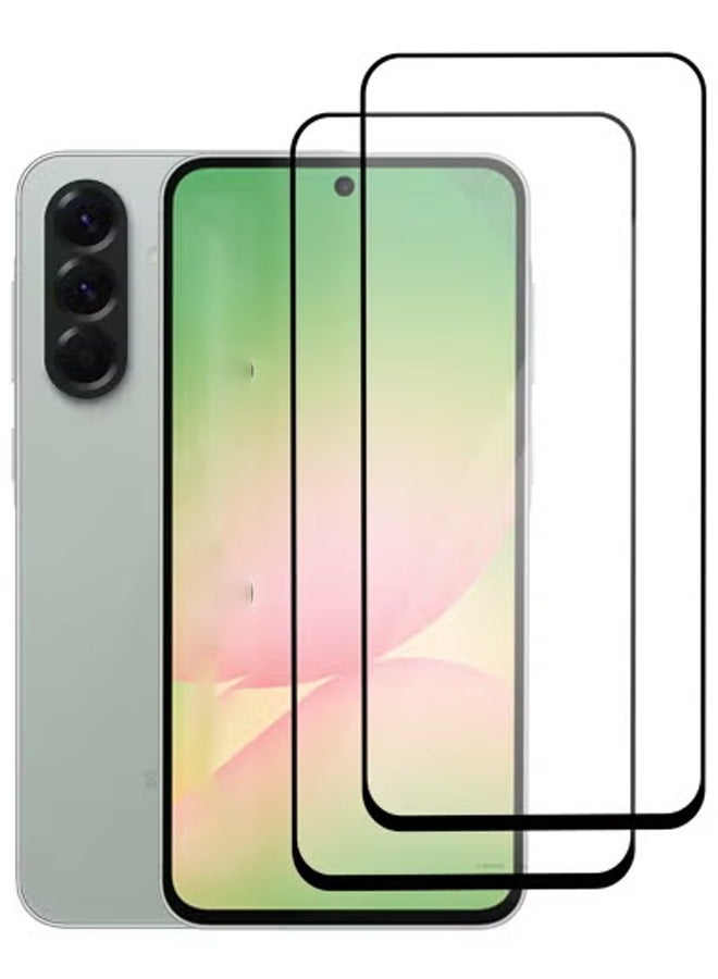 Samsung Galaxy A56 Screen Protector Full Coverage 9H Tempered Glass 2-Pack HD Clarity Anti-Fingerprint Edge-to-Edge Fit For Samsung Galaxy A56 6.7-inch - Image 1
