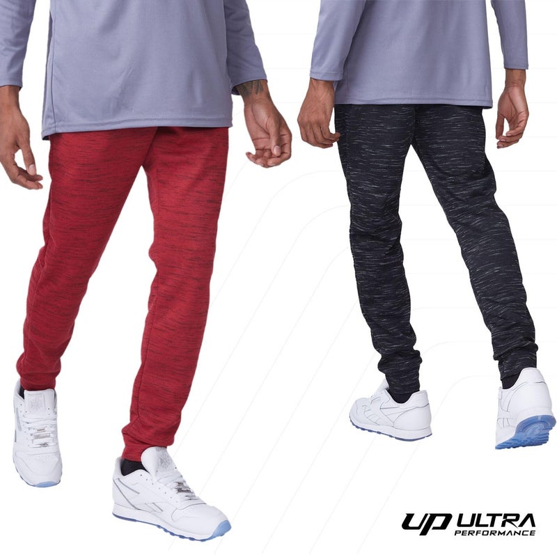Ultra Performance 3 Pack Mens Joggers Mens Athletic Sweatpants with Pockets for Men, Small - 3X - Image 3