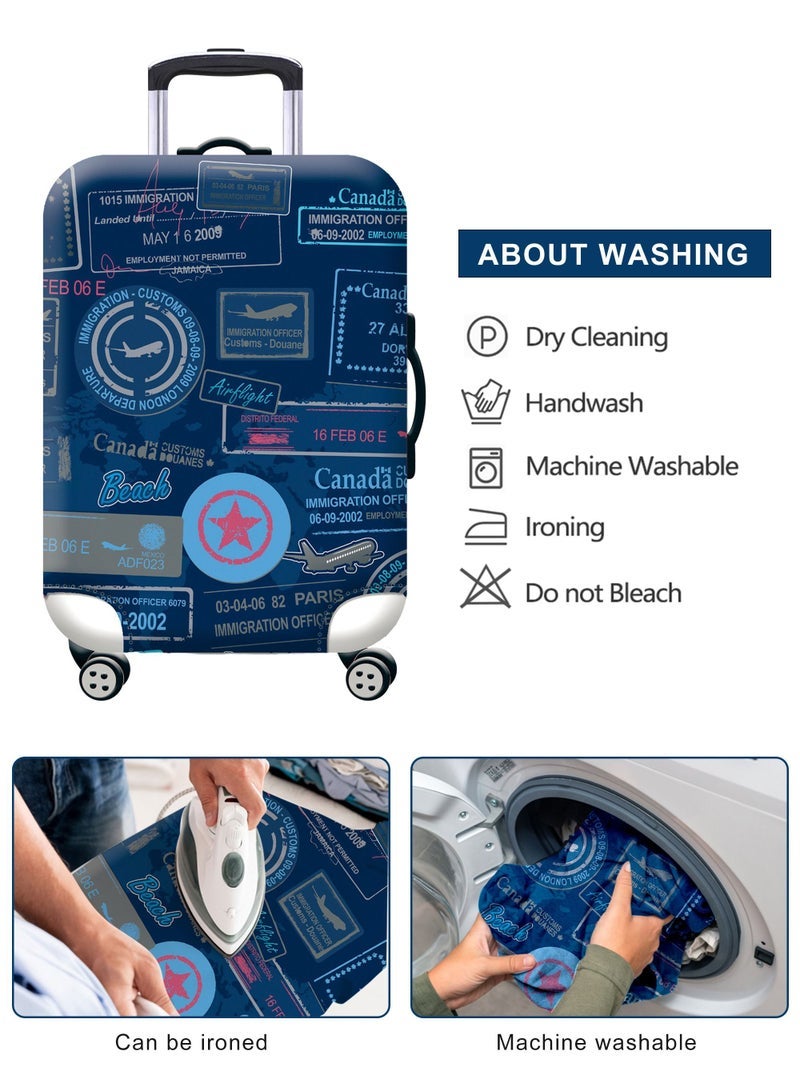 URbazaar Elastic Travel Luggage Cover Travel Suitcase Protective Cover for Trunk Case Apply to 18-30 inch luggage Suitcase Cover - Image 2