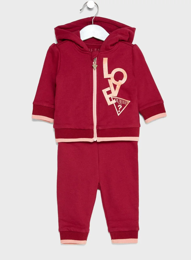 GUESS Infant Hoodie + Sweatpants Set