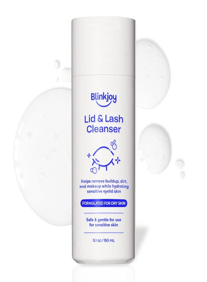 Blinkjoy Lid & Lash Cleanser - Optometrist Recommended for Demodex, Blepharitis, and Dry Eyes - Helps Remove Buildup, Dirt, Oil, and Makeup - Image 1