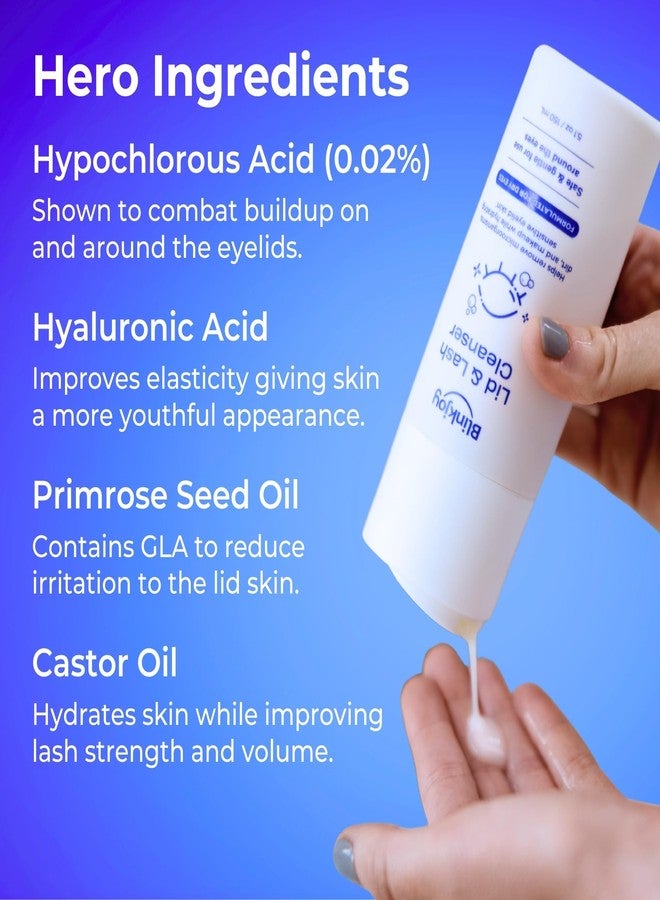 Blinkjoy Lid & Lash Cleanser - Optometrist Recommended for Demodex, Blepharitis, and Dry Eyes - Helps Remove Buildup, Dirt, Oil, and Makeup - Image 4