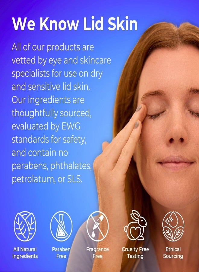 Blinkjoy Lid & Lash Cleanser - Optometrist Recommended for Demodex, Blepharitis, and Dry Eyes - Helps Remove Buildup, Dirt, Oil, and Makeup - Image 5