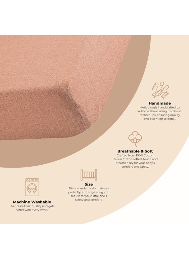 Crib Fitted Sheet, Copper - pzsku/ZA37D1AA59A7B255F65FBZ/45/_/1734417298/db996a64-4a59-4000-b3d3-453f88f2a4c2