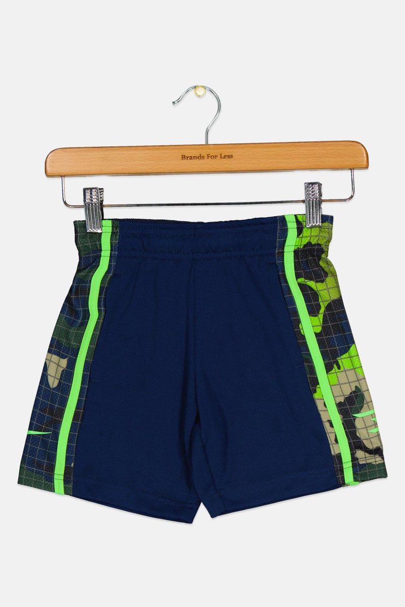 Nike 3Brand by Russell Wilson Toddlers Boy Brand Logo Shorts, Navy - Image 1
