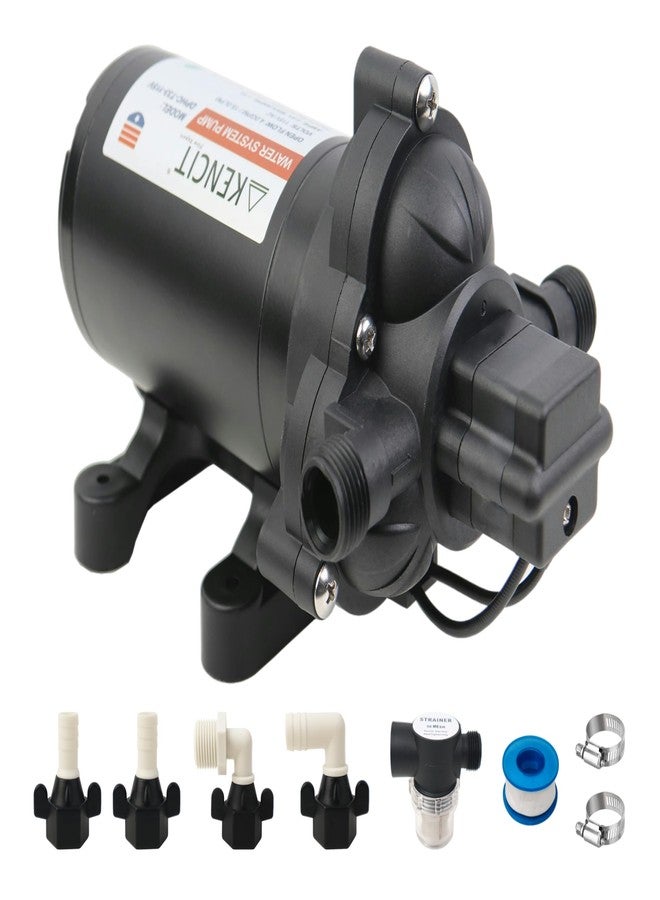 KENCIT T33 Automatic On-Demand Diaphragm Pump, Pressure Pump for Kitchen, Bathroom, RV, Marine Yacht, Caravan, Garden (12Vdc, 4.0GPM, 45PSI) - Image 1