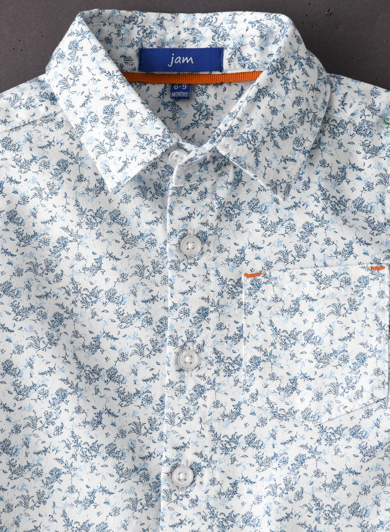 JAM Woven solid shirt long sleeve