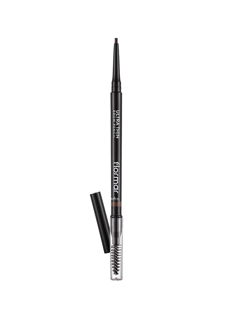 فلورمار Flormar Ultra Thin Brow Pencil - 02 Light Brown