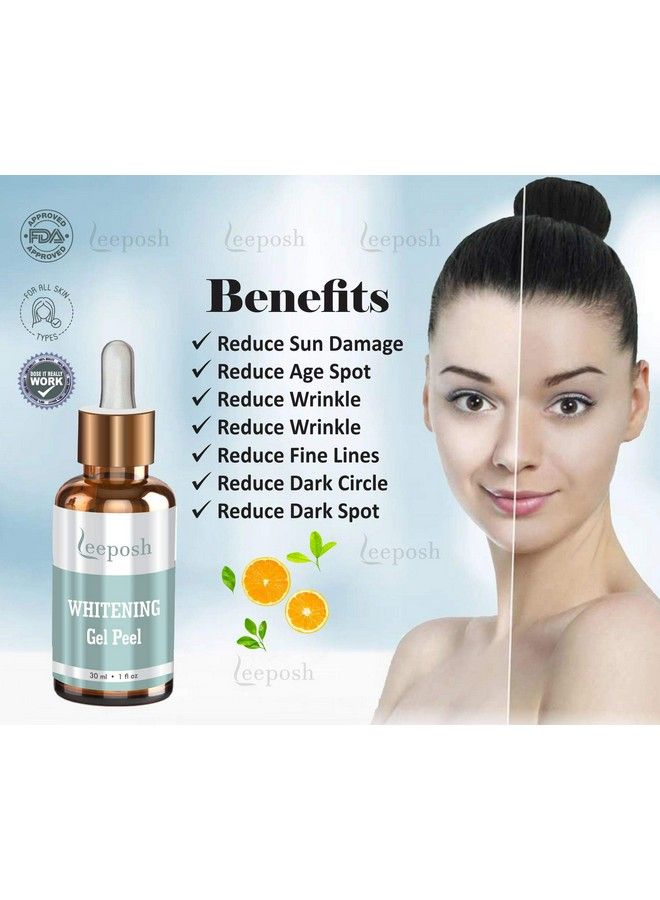 leeposh Rejuvenating Whitening Peel Lactic Acid Glycolic Kojic Combo Peel With Neutralizer - Image 3
