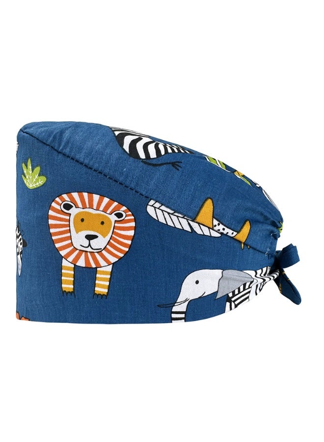 NIBEMINENT Adjustable Medical Scrubs Hats Lab Working Cap Surgicals Hat Nurse Dentist Nursing Accessories Scrub Caps Cook Head Over Hats